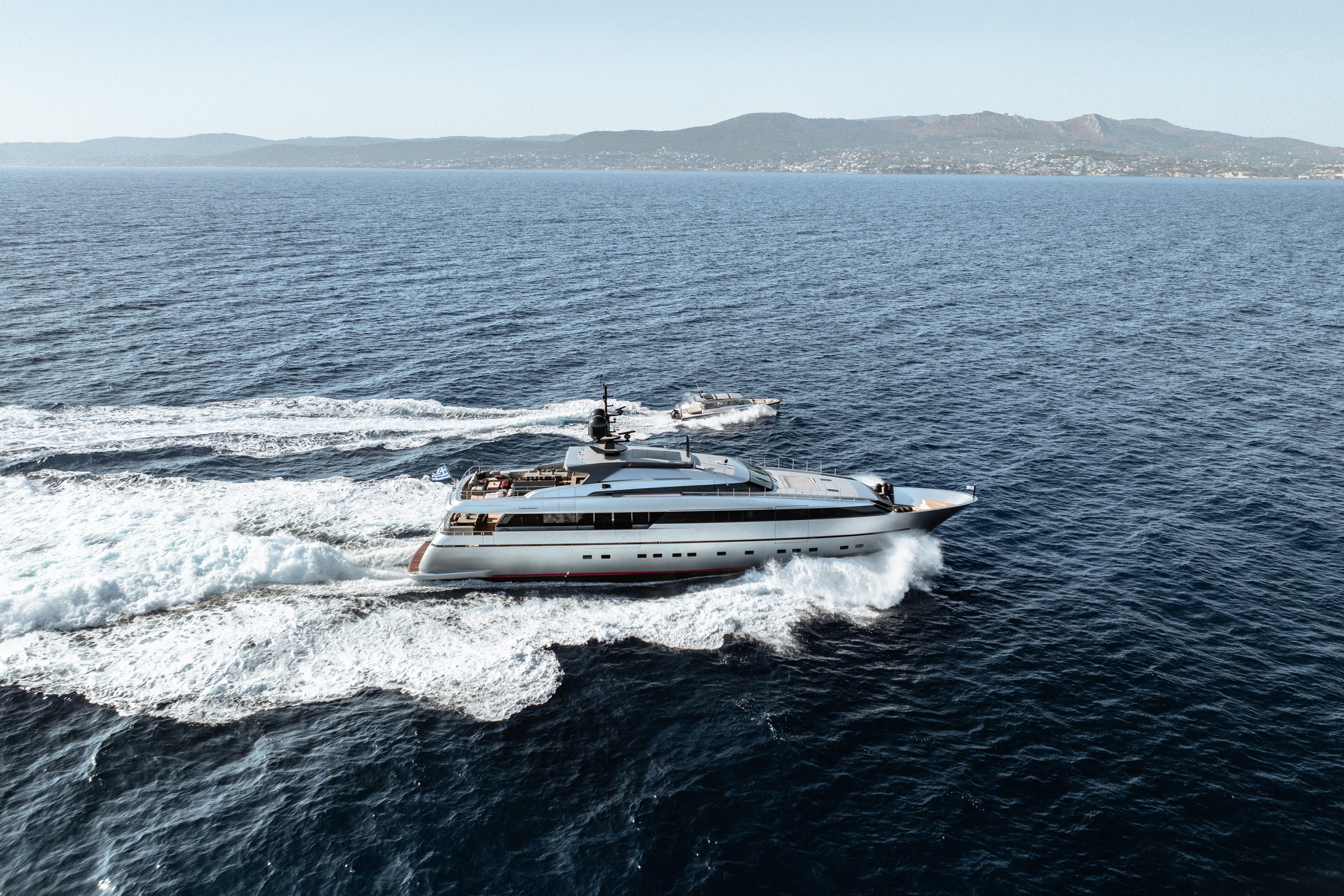 M/Y NAIA underway